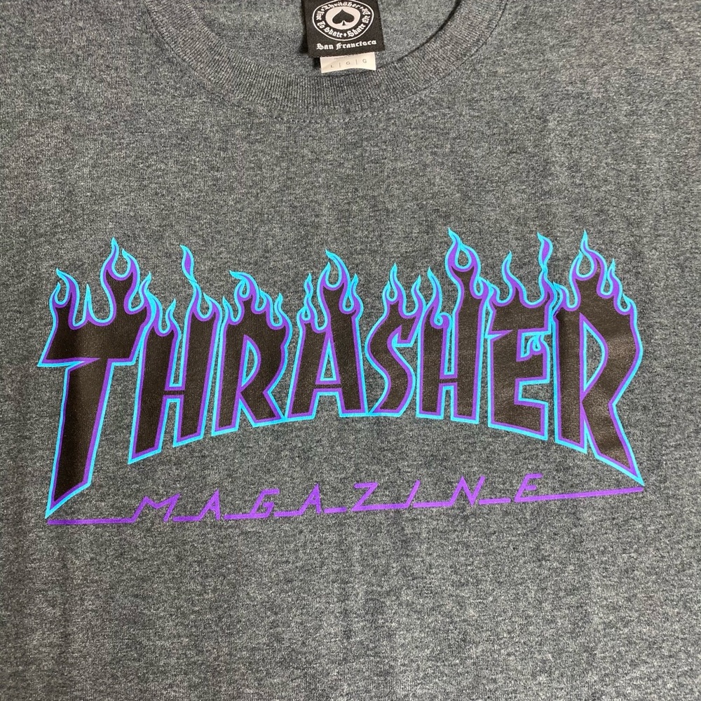 Gray Thrasher Gray Shirt Size Large - Picture 3 of 4